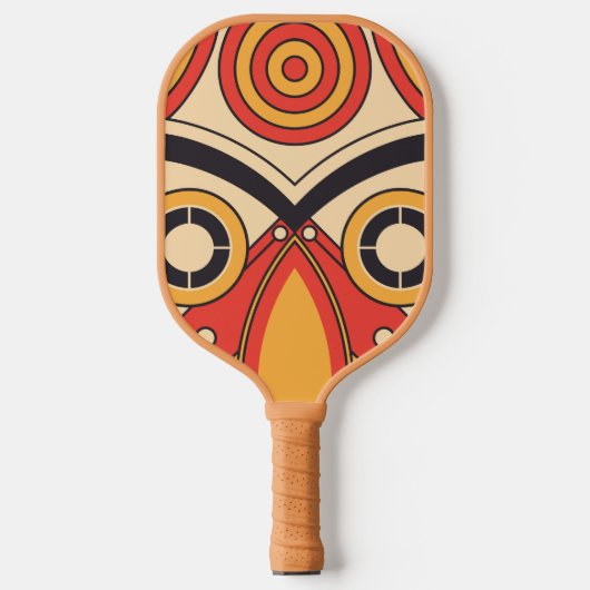 Aztec Tribal Art Pickleball Schläger (Vorderseite)