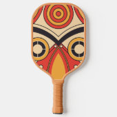 Aztec Tribal Art Pickleball Schläger (Rückseite)