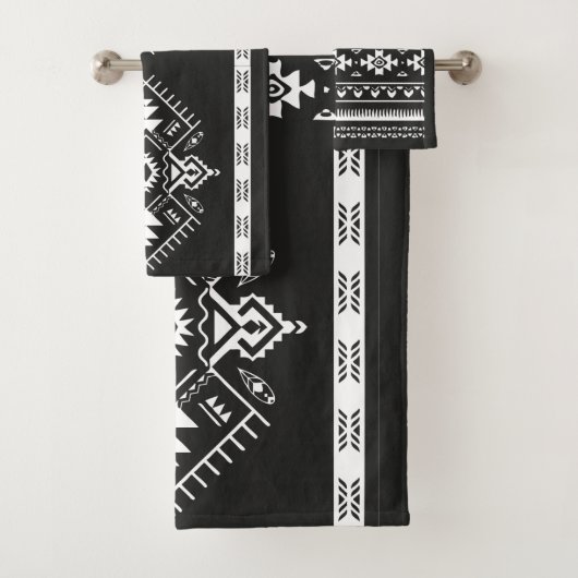 AZTEC TRIBAL - Badetuch-Set Badhandtuch Set (Insitu)