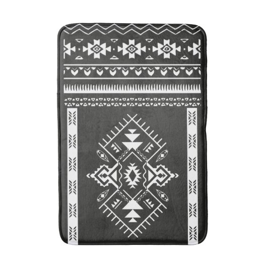 AZTEC TRIBAL - Bath Mat Badematte (Vorderseite Vertikal)