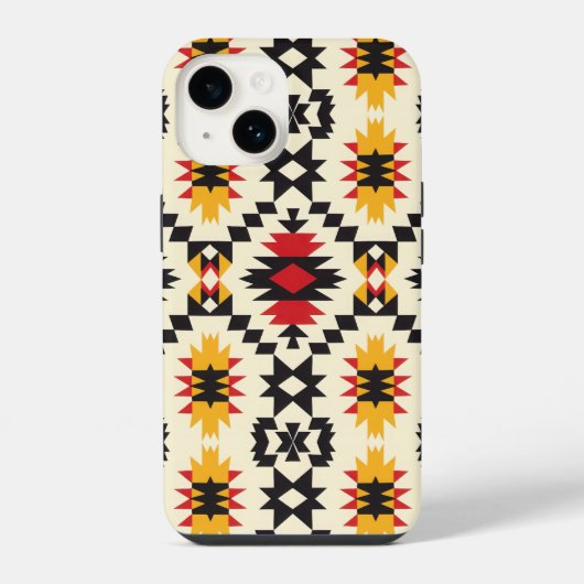 Aztec Tribal Design iPhone Hülle (Rückseite)