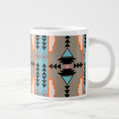 Aztec Tribal Geometric Jumbo-Tasse (Rechts)