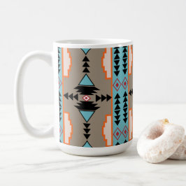 Aztec Tribal Geometric Kaffeetasse