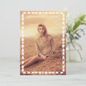 AZTEC TRIBAL GRAD | EINLADUNG DER SCHULAGSPARTEI (Stehend Vorderseite)