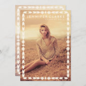 AZTEC TRIBAL GRAD | EINLADUNG DER SCHULAGSPARTEI (Vorne/Hinten)