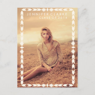 AZTEC TRIBAL GRAD EINLADUNG DER SCHULAGSPARTEI