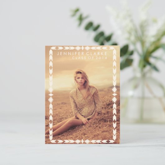 AZTEC TRIBAL GRAD | EINLADUNG DER SCHULAGSPARTEI (Stehend Vorderseite)