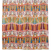 Aztec Tribal Muster Badezimmerdekor Duschvorhang (Vorderseite)