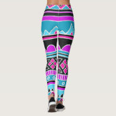 Aztec Tribal Muster Leggings (Rückseite)