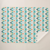 Aztec Tribal Muster Sherpadecke (Vorderseite (Horizontal))