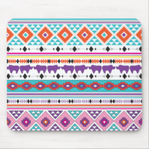 Aztec Tribal-Mustergrafik Mousepad