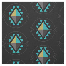 Aztec Tribal Symbol Black Pattern