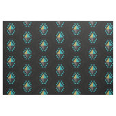 Aztec Tribal Symbol Black Pattern Stoff (Fat Quarter (45,7 x 55,9 cm))