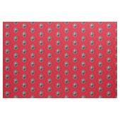 Aztec Tribal Symbol Red Pattern Fabric Stoff (Yard (91,4 cm))