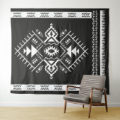 AZTEC TRIBAL - Tapestry Wandteppich (Beispiel (Horizontal))