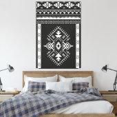 AZTEC TRIBAL - überzogene Canvas Leinwanddruck (Insitu (Schlafzimmer))
