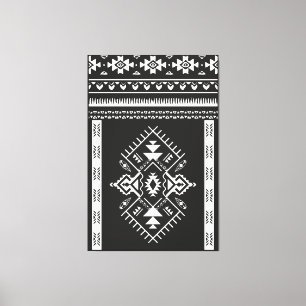 AZTEC TRIBAL - überzogene Canvas Leinwanddruck