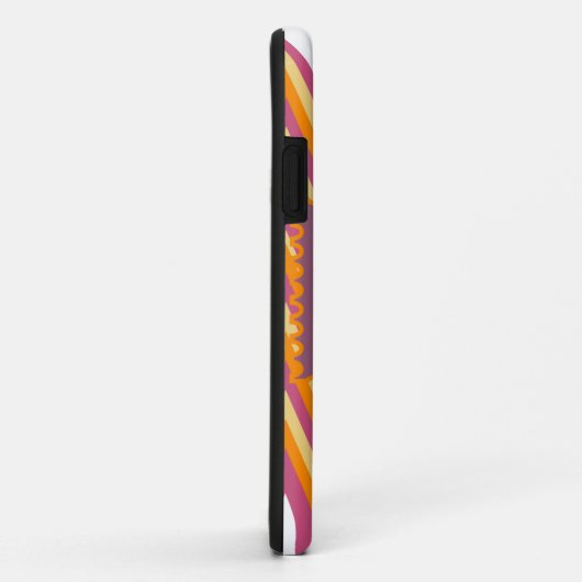 Aztec Tribal ZigZag Case-Mate iPhone Hülle (Hinten/Rechts)