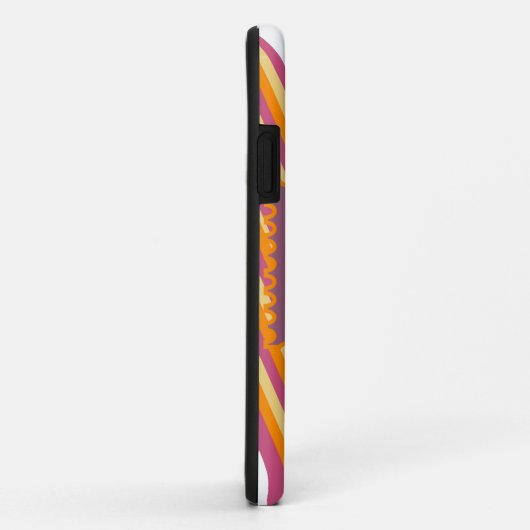 Aztec Tribal ZigZag Case-Mate iPhone Hülle (Hinten/Rechts)