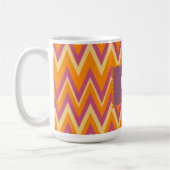Aztec Tribal ZigZag Kaffeetasse (Links)