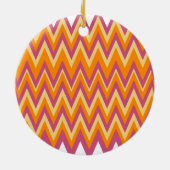 Aztec Tribal ZigZag Keramikornament (Hinten)