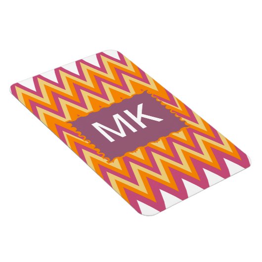 Aztec Tribal ZigZag Magnet (Rechte Seite)