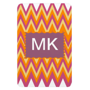 Aztec Tribal ZigZag Magnet