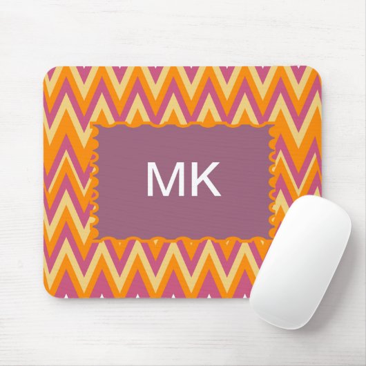 Aztec Tribal ZigZag Mousepad (Mit Mouse)