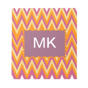 Aztec Tribal ZigZag Notizblock