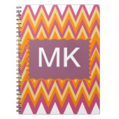 Aztec Tribal ZigZag Notizblock (Vorderseite)