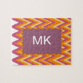 Aztec Tribal ZigZag Puzzle (Horizontal)