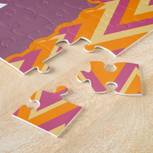 Aztec Tribal ZigZag Puzzle (Seite)