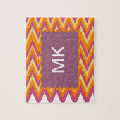 Aztec Tribal ZigZag Puzzle (Vertikal)