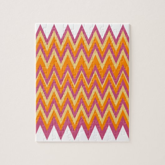 Aztec Tribal ZigZag Puzzle (Vertikal)