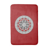 Aztec trifft Alien Bath Mat Badematte (Vorderseite Vertikal)