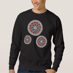 Aztec trifft Alien Men Dark Shirt