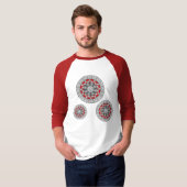Aztec trifft Alien Men Light Shirt (Vorne ganz)