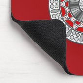 Aztec trifft Alien Mousepad (Ecke)