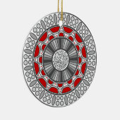 Aztec trifft Alien Ornament (Rechts)