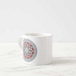 Aztec trifft Alien Spezialtasse Espressotasse