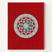 Aztec trifft Alien Spiral Notebook Notizbuch (Rückseite)