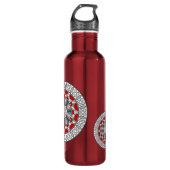 Aztec trifft Alien Water Bottle Edelstahlflasche (Vorderseite)