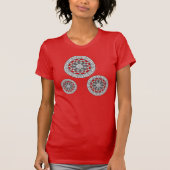 Aztec trifft Alien Women's Dark Shirt (Vorderseite)