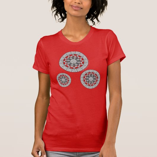 Aztec trifft Alien Women's Dark Shirt (Vorderseite)