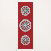 Aztec trifft Alien Yoga Mat Yogamatte (Vorderseite)