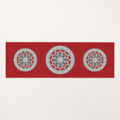 Aztec trifft Alien Yoga Mat Yogamatte (Vorderseite (Horizontal))