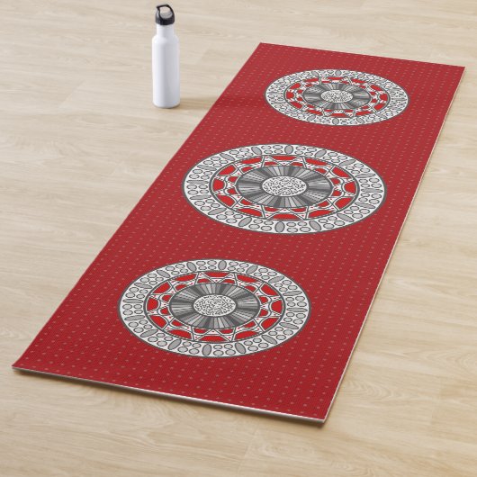 Aztec trifft Alien Yoga Mat Yogamatte (Beispiel)
