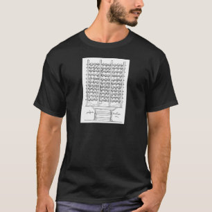 Aztec Tzompantli Skull Rack Codex Duran T-Shirt