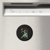 Aztec Warrior Deity Cueyatl Magnet (In Situ (Geschirrspüler))