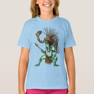 Aztec Warrior Deity Cueyatl T-Shirt
